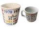 Gear No: llbmug25ar  Name: Cup / Mug Legoland Billund 25 år (25 Year Anniversary)