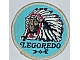 Gear No: pa12  Name: Patch, Iron-On Legoredo Indian Chief