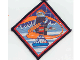 Lot ID: 408046547  Gear No: patch05a  Name: Patch, Sew-On Cloth Diamond Black Border, Ice Planet 2002