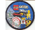 Lot ID: 289512829  Gear No: patch07  Name: Patch, Sew-On Cloth Round, LEGO System Time Cruiser