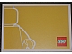 Gear No: pc10look2  Name: Postcard - Launch of our new corporate look - Minifigure Outline on Yellow