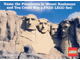 Gear No: pc91bcc1  Name: Postcard - Guessing Competition - Mount Rushmore (exclusive for Lego Builders Club)