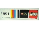 Gear No: pfstk10  Name: Sticker Sheet, Paul Frank - 'No.1' , Classic Colors, Julius and Friends Logo, Lego Logo