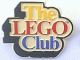 Gear No: pin002  Name: Pin, The LEGO Club UK Badge, Yellow/Red/Blue Text