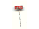 Gear No: pin006  Name: Pin, LEGO Logo Framed, Cast Metal - Stick Pin Attachment