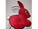 Gear No: plushrabbit1  Name: DUPLO Bunny / Rabbit Small - White Ear Inside, Pupils Near Nose