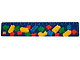 Gear No: ruler  Name: Ruler, Bricks Pattern Blue (20 cm)