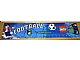 Lot ID: 141918192  Gear No: ruler03  Name: Ruler, LEGO Football (Soccer) Pattern (20 cm)