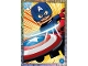 Gear No: shav01de003  Name: Avengers Trading Card Collection (German) Series 1 - # 3 Comic Captain America