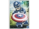 Gear No: shav01pl002  Name: Avengers Trading Card Collection (Polish) Series 1 - # 2 Kapitan Ameryka