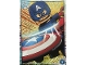 Gear No: shav01pl003  Name: Avengers Trading Card Collection (Polish) Series 1 - # 3 Komiksowy Kapitan Ameryka