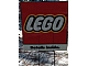 Gear No: shellsign2  Name: Display Sign LEGO Logo Exterior with ground stakes (used during 2000 Shell promo)