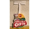 Gear No: shopstop24  Name: Display Sign, Wobbler / Shopper Stopper, Easter Bunny - Great Easter Gifts!