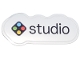 Gear No: studio01  Name: Sticker, 'studio' and Logo