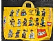 Lot ID: 86985756  Gear No: tote06  Name: Tote Bag Large, PVC with Collectible Minifigures Series 1 Pattern