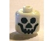 Gear No: bead006pb15  Name: Bead, Cylinder Large with Minifigure Head Pattern, Standard Skull