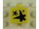 Gear No: bead004pb051  Name: Bead, Square with Black Starfish Pattern