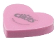 Gear No: eraser14  Name: Eraser, Clikits Heart Flat with Logo