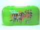 Gear No: 499346  Name: Minifigures Storage Case with Friends 'Beauty of Building' with Butterflies and Flowers Pattern, Trans-Bright Green