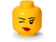 Gear No: 5006956  Name: Minifigure Head Storage Container Large - Female Winking (4032)