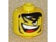 Gear No: bead006pb09  Name: Bead, Cylinder Large with Minifigure Head Pattern, Open Mouth and Teeth, One Closed Eye