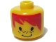 Gear No: bead006pb36  Name: Bead, Cylinder Large with Minifigure Head Pattern, Orange Hair and Freckles