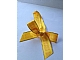 Gear No: ribbon01pb01  Name: Christmas Tree Ornament, Ribbon with Gold Edges and Bricks Pattern