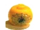 Gear No: bead003pb021  Name: Bead, Globular with 1 Spider in Web Pattern