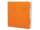 Gear No: 52440  Name: Notebook with Pen, LEGO Studs, Orange