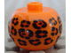 Gear No: bead003pb002  Name: Bead, Globular with Leopard Spots Pattern