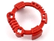 Gear No: bb1238  Name: Watch Part, Case Attachment - Bezel Ring with Axle Holes and Side Clips (10mm Long)
