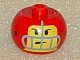 Gear No: bead003pb014  Name: Bead, Globular with Football (American) Player Face Pattern