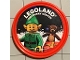 Gear No: pin155  Name: Pin, LEGOLAND Discovery Center Holiday Elf 2 Piece Badge
