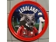 Gear No: pin187  Name: Pin, LEGOLAND Wolf Guy 2 Piece Badge