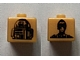 Gear No: bead004pb010  Name: Bead, Square with SW C-3PO and R2-D2 Pattern
