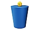 Lot ID: 396395924  Gear No: 4060  Name: Multi Basket Waste Basket / Storage Container with Minifigure Head Lid