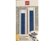 Gear No: 52399  Name: Ruler, Buildable Ruler - Blue Plates with Blue Baseplates