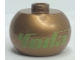 Lot ID: 357885575  Gear No: bead003pb022  Name: Bead, Globular with SW 'Yoda' Pattern
