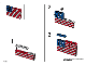 Instruction No: 10042  Name: American Flag polybag