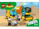Instruction No: 10931  Name: Truck & Tracked Excavator