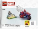 Lot ID: 518204294  Instruction No: 11206  Name: Spidey on his Motorcycle vs. Rhino