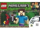 Lot ID: 229361438  Instruction No: 21148  Name: Minecraft Steve BigFig with Parrot