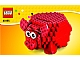 Lot ID: 332360191  Instruction No: 40155  Name: Coin Bank, Red Piggy Bank