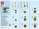 Lot ID: 344850056  Instruction No: 40211  Name: Monthly Mini Model Build Set - 2016 04 April, Bee polybag