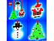 Instruction No: 4759  Name: Three Christmas Decorations - Santa, Tree and Snowman