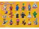 Lot ID: 160244919  Instruction No: col18  Name: Party Clown, Series 18 (Complete Set with Stand and Accessories)