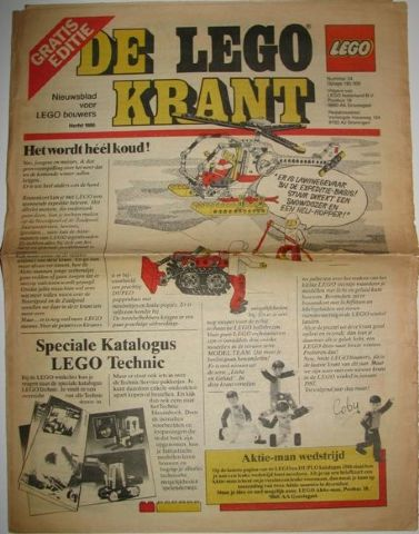Bricklink Book B86nl3 Lego Newspaper De Lego Krant No 34 1986 Magazine Bricklink Reference Catalog