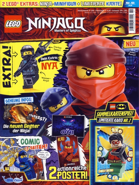 Jay limitée 58/19 Lego Ninjago MAGAZINE 