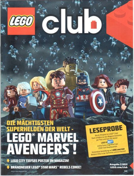 abscess Bull Intend Lego Club Magazin (German) 2015 Issue 3 : Book wc15de3 | BrickLink