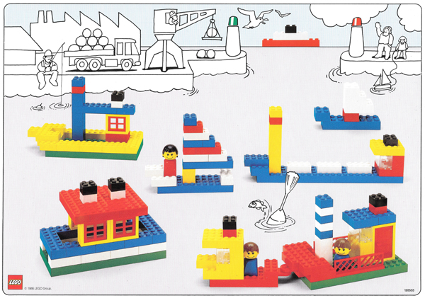 Set 1050 Activity Card 3 - Ships/Movement (120533)